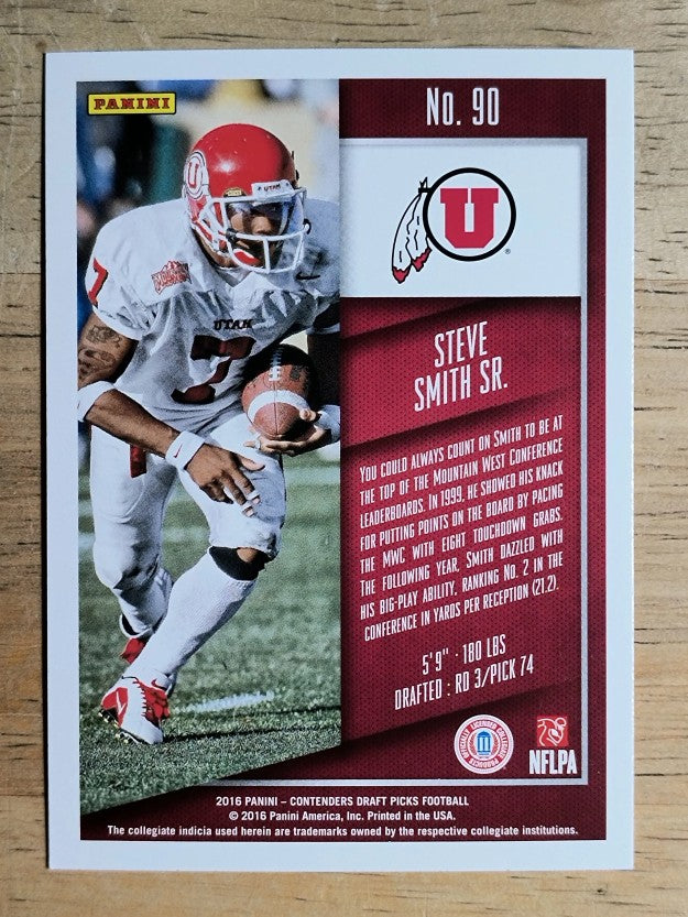 2016 Panini Contenders Draft Picks #90 Steve Smith