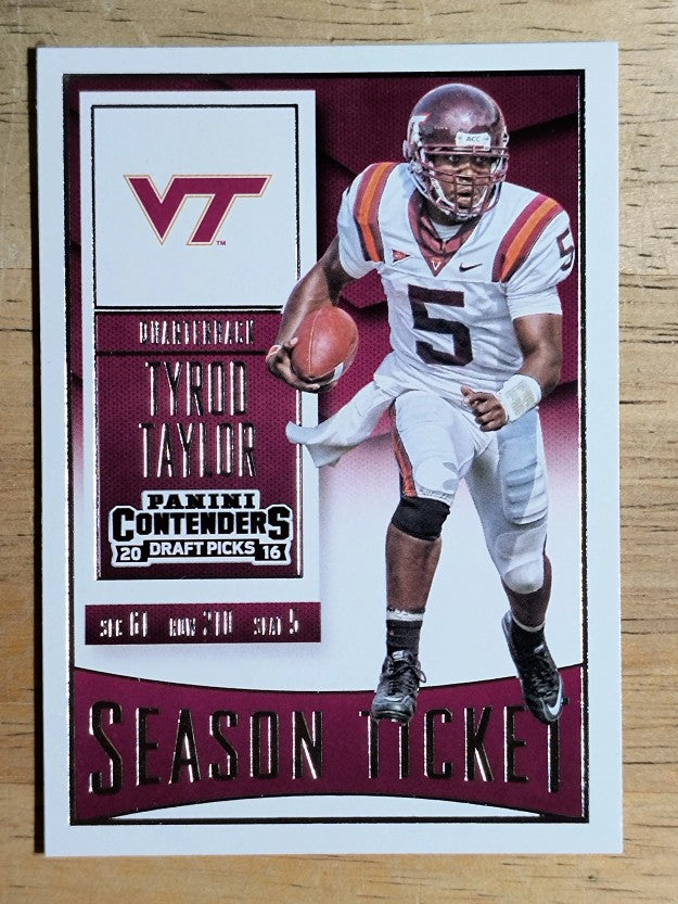 2016 Panini Contenders Draft Picks #98 Tyrod Taylor