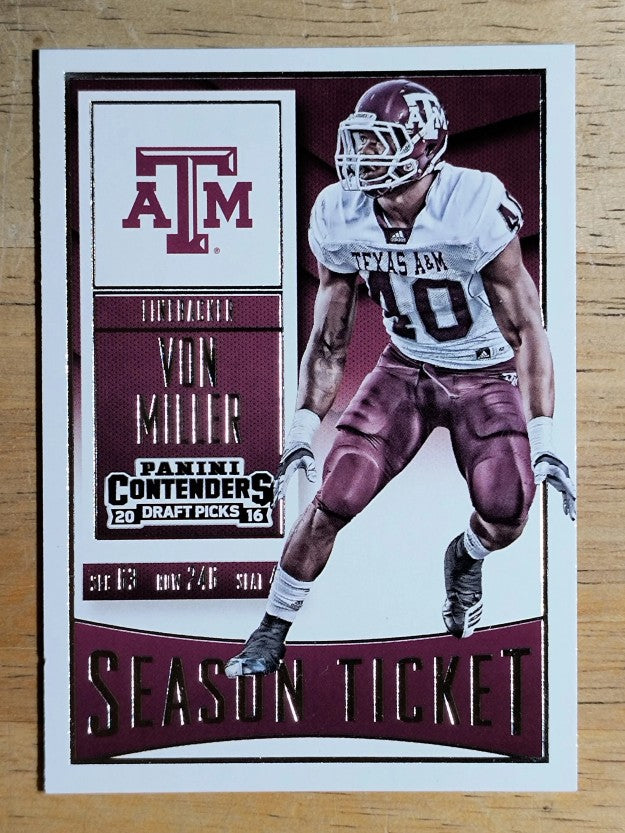 2016 Panini Contenders Draft Picks #99 Von Miller
