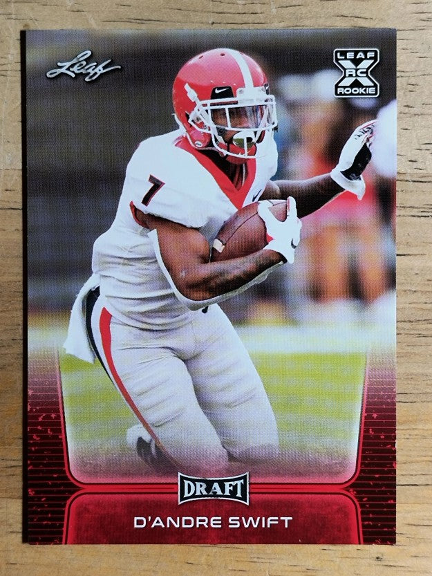 2020 Leaf Draft Red #10 D'Andre Swift