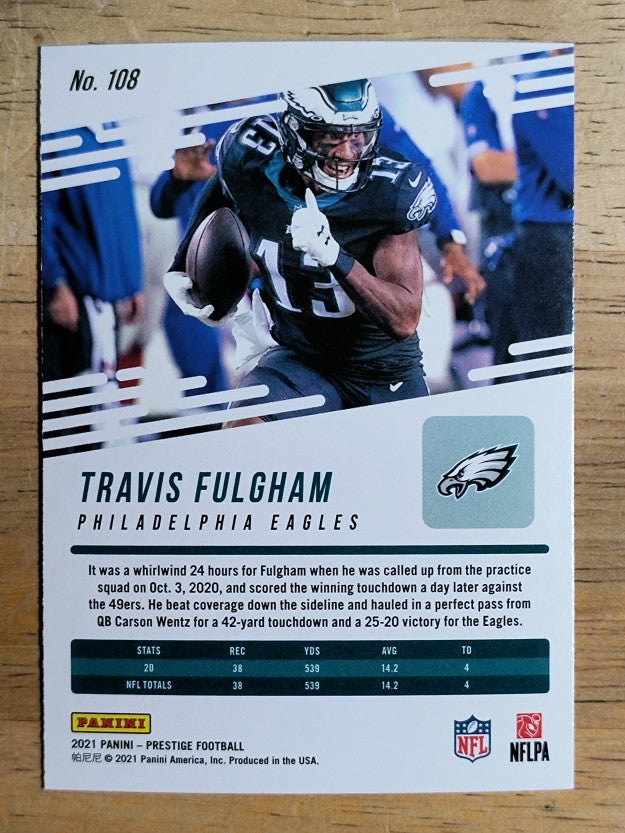 2021 Prestige #108 Travis Fulgham