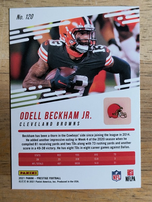 2021 Prestige #120 Odell Beckham Jr.