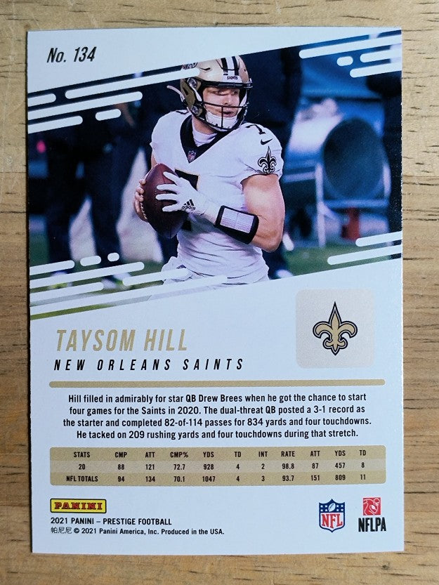 2021 Prestige #134 Taysom Hill