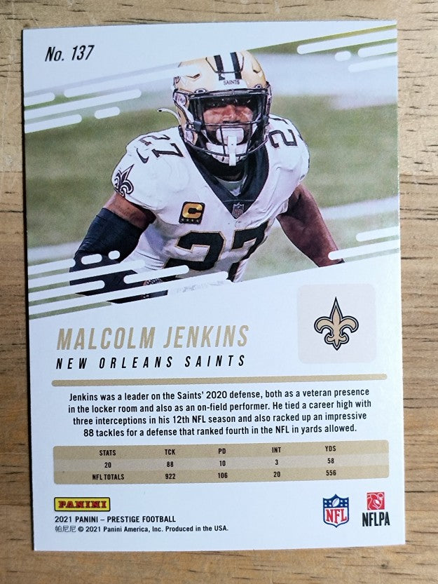 2021 Prestige #137 Malcolm Jenkins