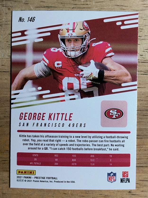 2021 Prestige #146 George Kittle