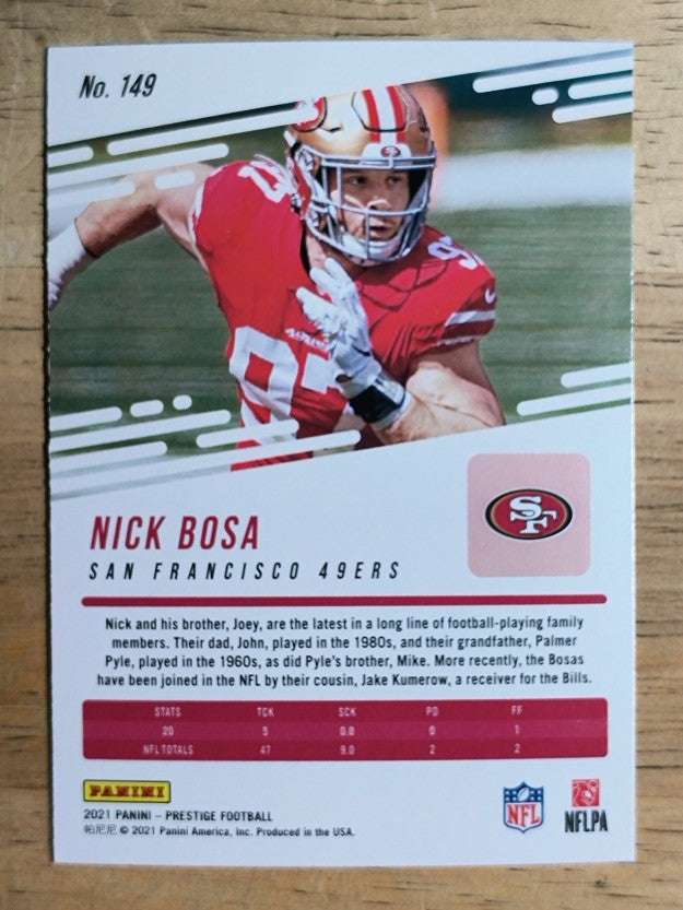 2021 Prestige #149 Nick Bosa