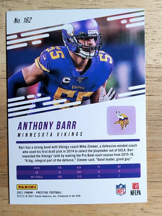 2021 Prestige #162 Anthony Barr