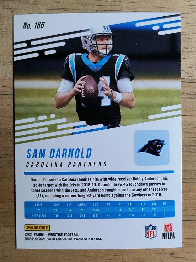 2021 Prestige #166 Sam Darnold