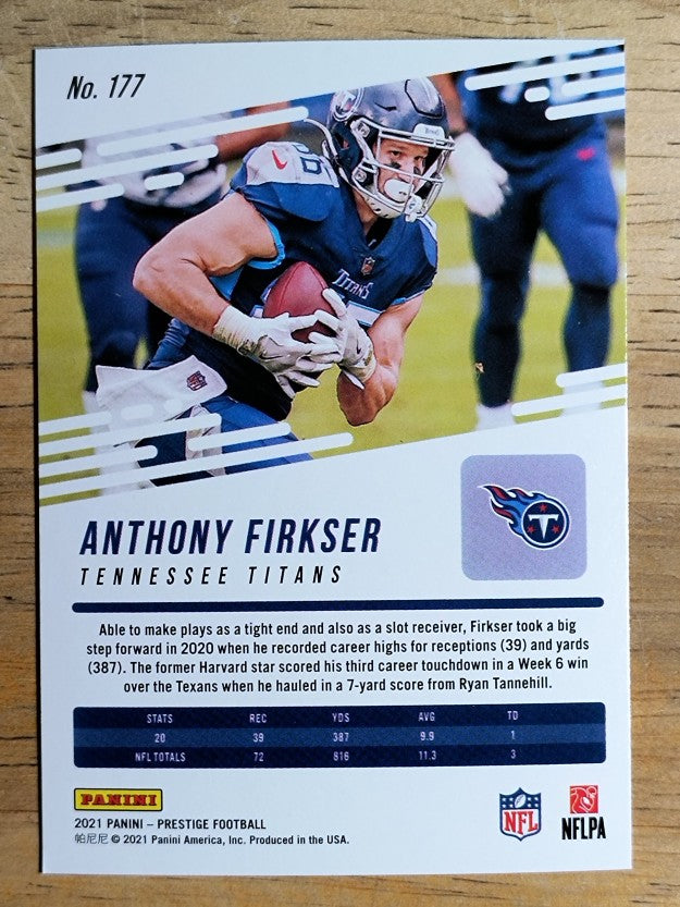 2021 Prestige #177 Anthony Firkser