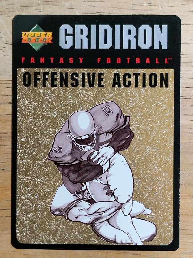 1995 Gridiron Fantasy Football #NNO Test of Strength C