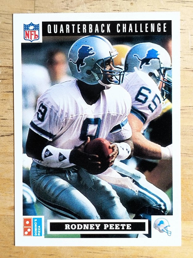1991 Domino's Quarterbacks #8 Rodney Peete