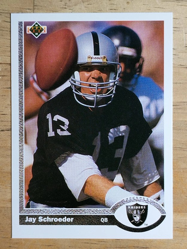 1991 Upper Deck #191 Jay Schroeder