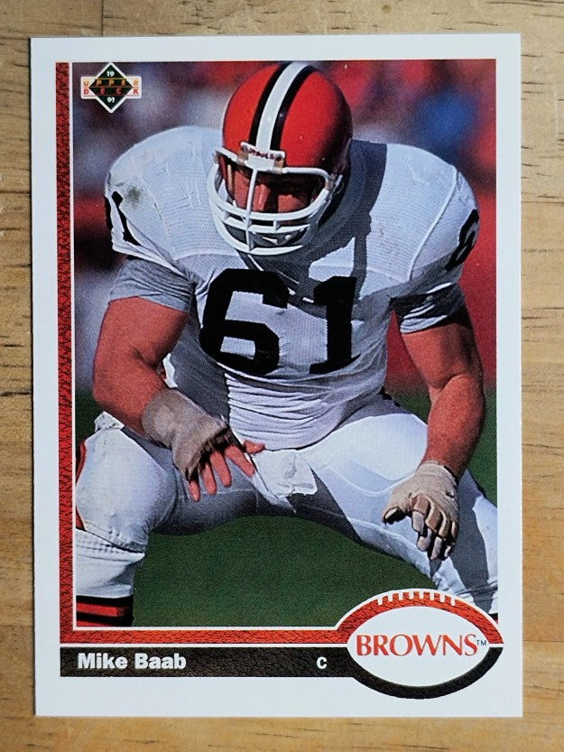1991 Upper Deck #306 Mike Baab