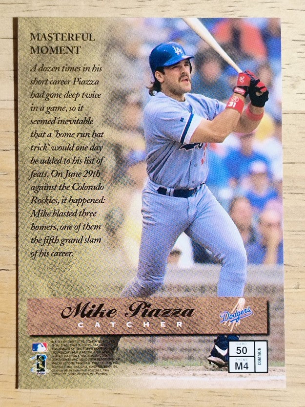 1997 Finest #50 Mike Piazza B