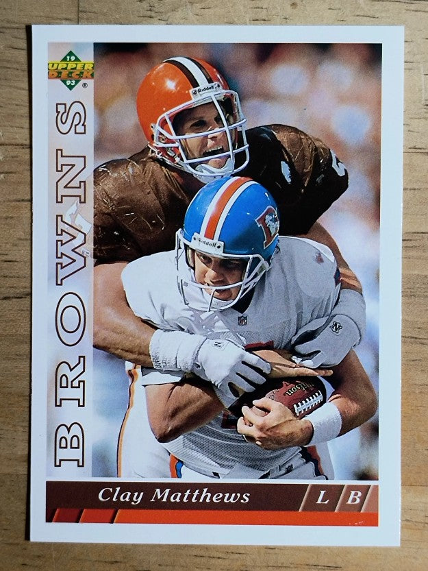 1993 Upper Deck #193 Clay Matthews