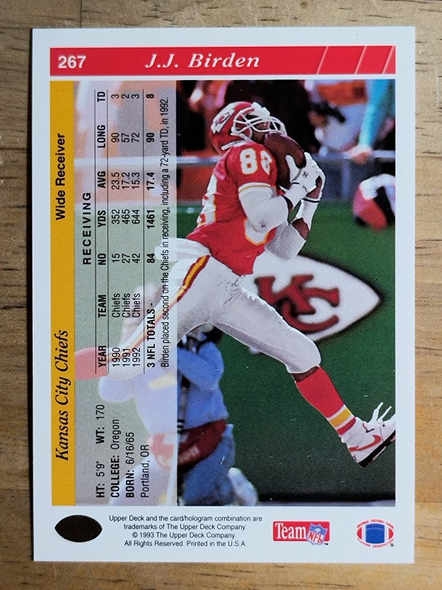 1993 Upper Deck #267 J.J. Birden