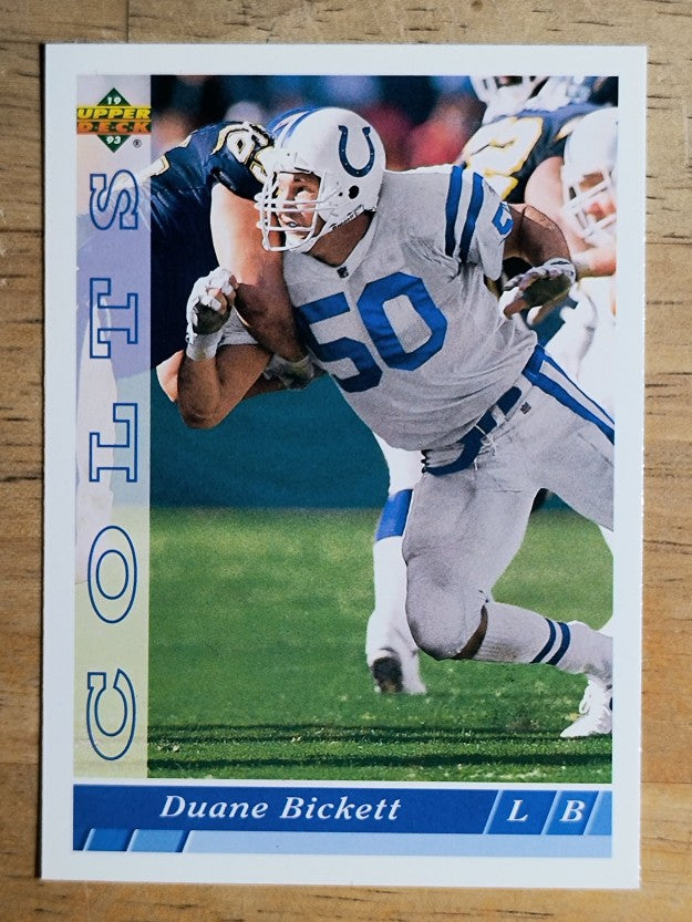 1993 Upper Deck #370 Duane Bickett