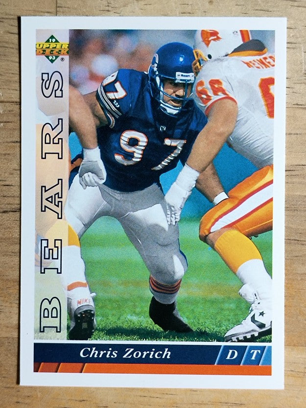 1993 Upper Deck #497 Chris Zorich