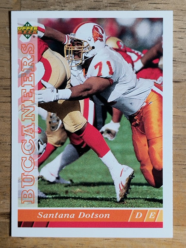 1993 Upper Deck #521 Santana Dotson