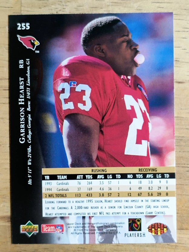 1995 Upper Deck #255 Garrison Hearst