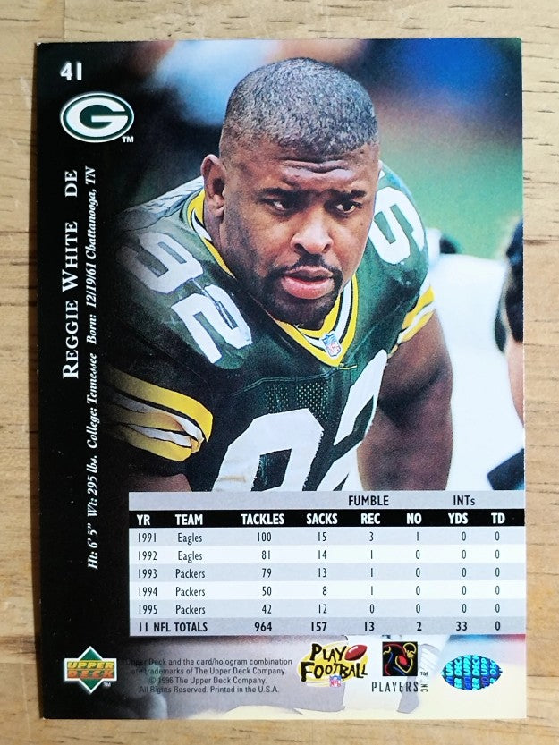1996 Upper Deck Silver #41 Reggie White