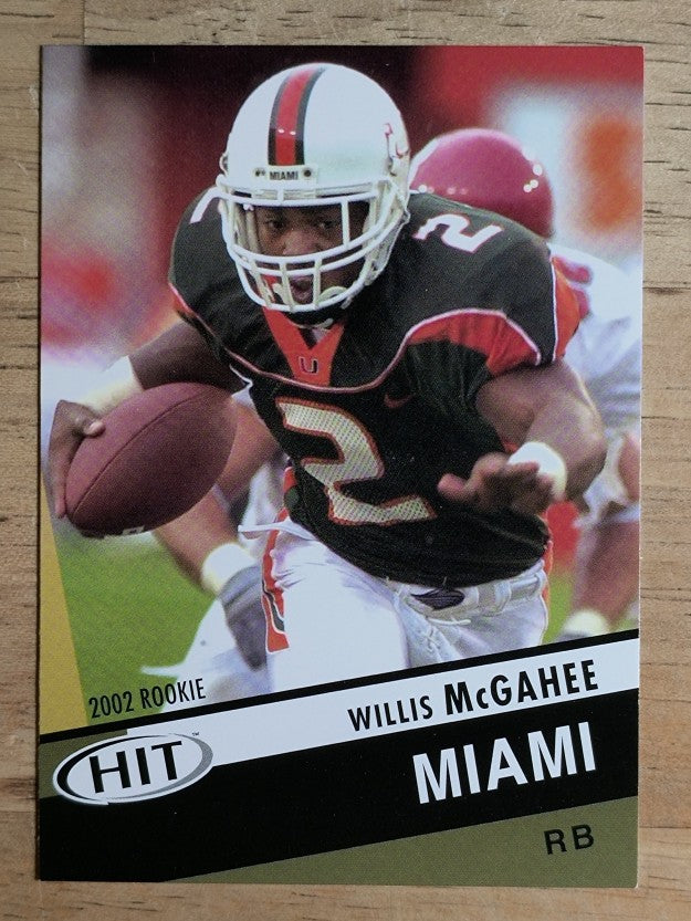 2003 SAGE HIT #2 Willis McGahee