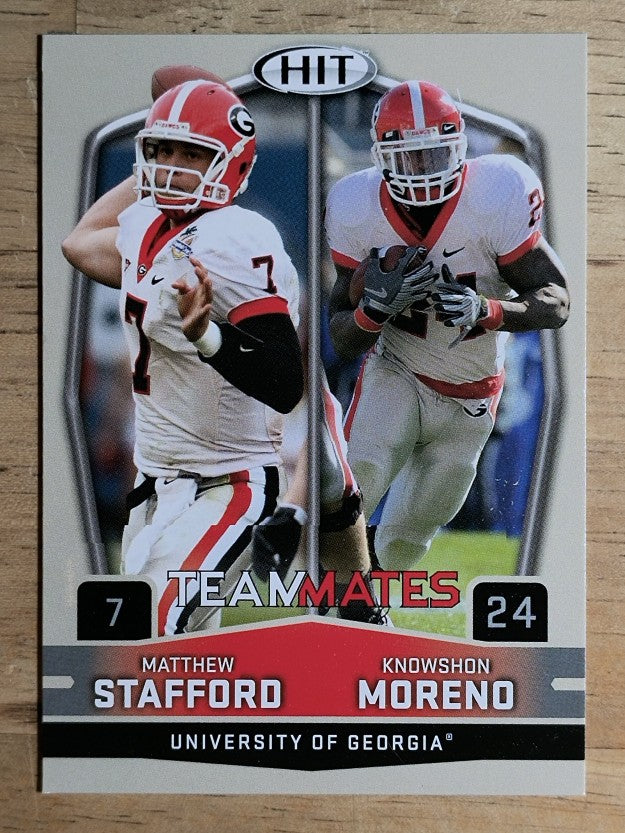 2009 SAGE HIT #56 Matthew Stafford TM/Knowshon Moreno