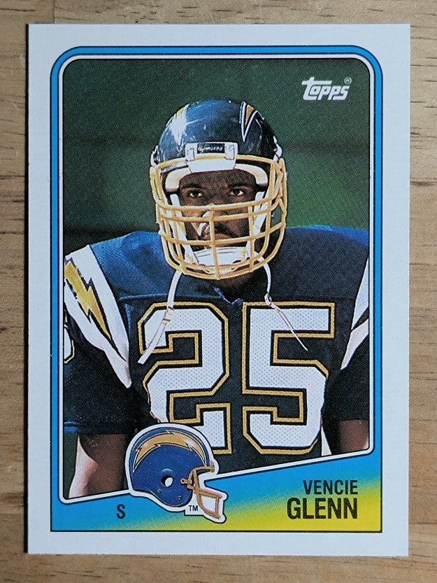 1988 Topps #214 Vencie Glenn RC