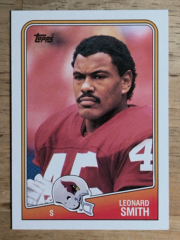 1988 Topps #257 Leonard Smith RC