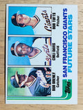 1982 Topps #171 Bob Brenly RC/Chili Davis RC/Bob Tufts RC