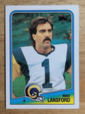 1988 Topps #292 Mike Lansford