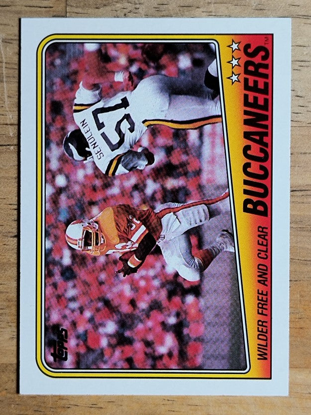 1988 Topps #350 Buccaneers TL/(James Wilder Free/and Clear)