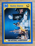 1990 Notre Dame 200 #25 1988 National Champs
