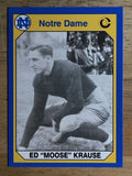 1990 Notre Dame 200 #105 Moose Krause