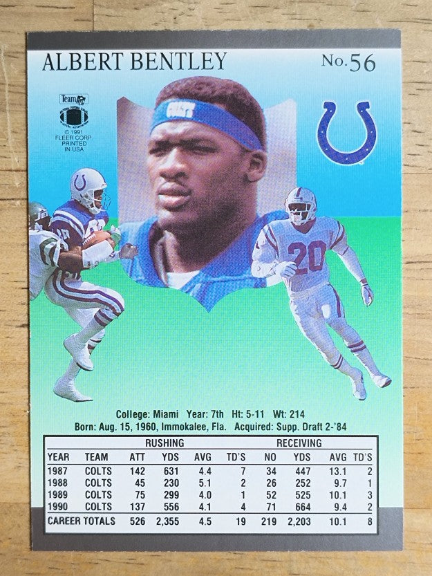 1991 Ultra #56 Albert Bentley