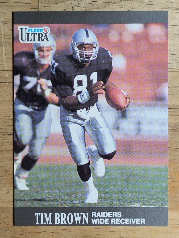 1991 Ultra #77 Tim Brown