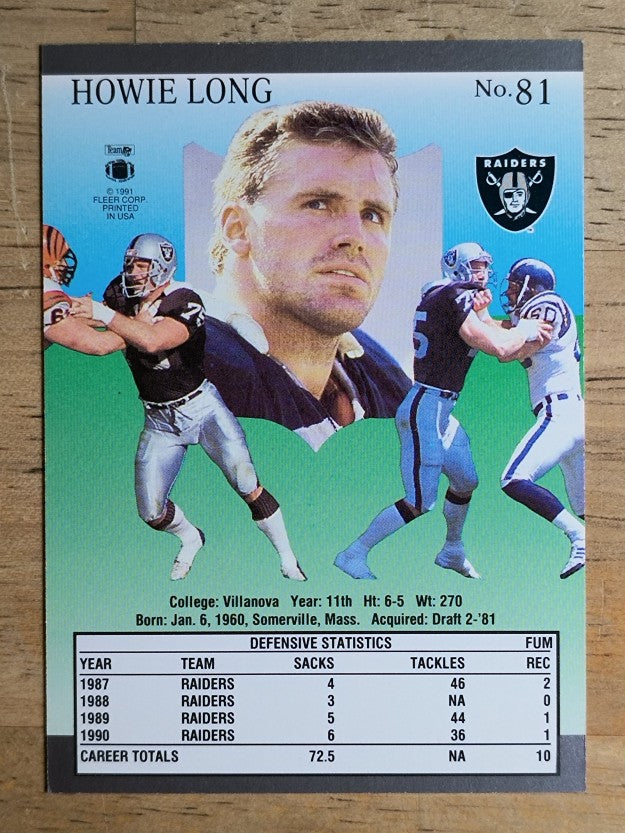 1991 Ultra #81 Howie Long