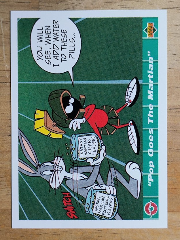 1992 Upper Deck Comic Ball 4 #12 Pop Goes The Martian