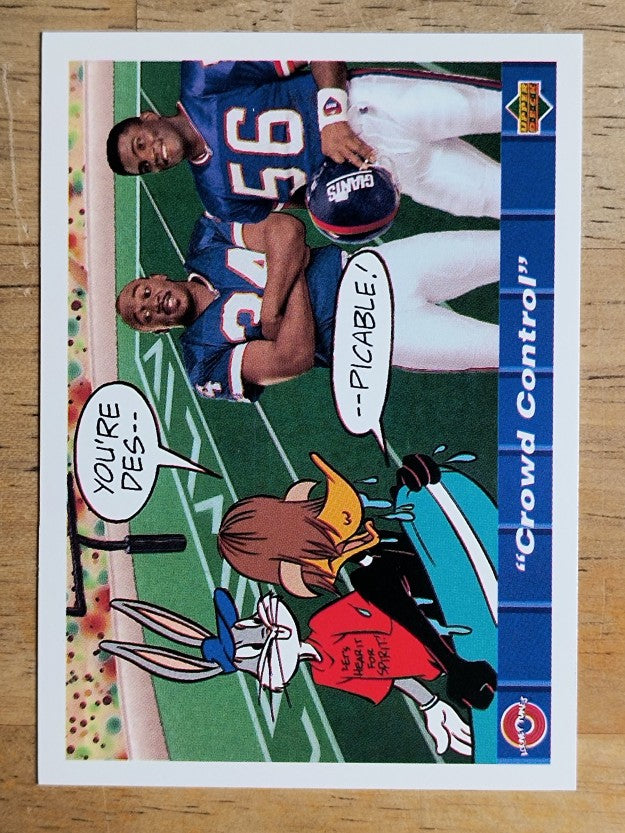 1992 Upper Deck Comic Ball 4 #117 Crowd Control