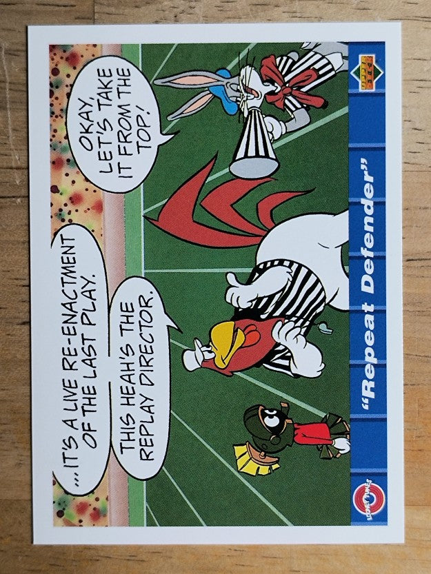 1992 Upper Deck Comic Ball 4 #124 Repeat Defender