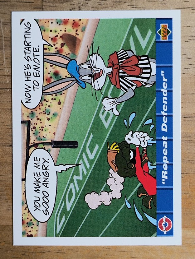 1992 Upper Deck Comic Ball 4 #135 Repeat Defender