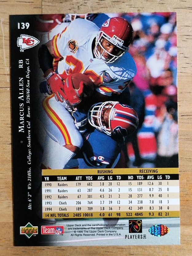 1995 Upper Deck #139 Marcus Allen