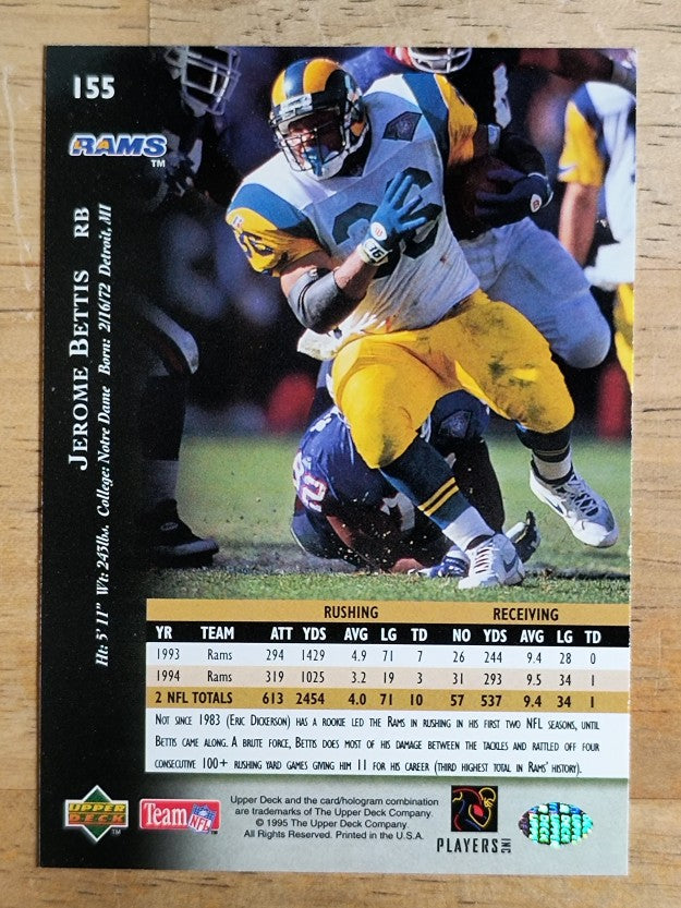 1995 Upper Deck #155 Jerome Bettis
