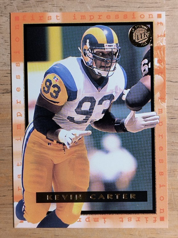 1996 Ultra #182 Kevin Carter FI