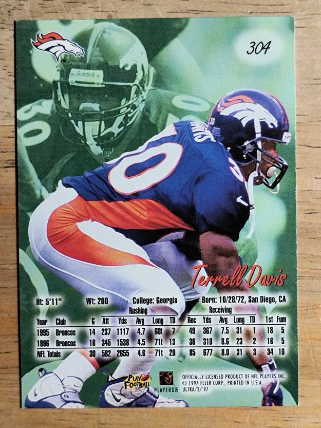 1997 Ultra #304 Terrell Davis