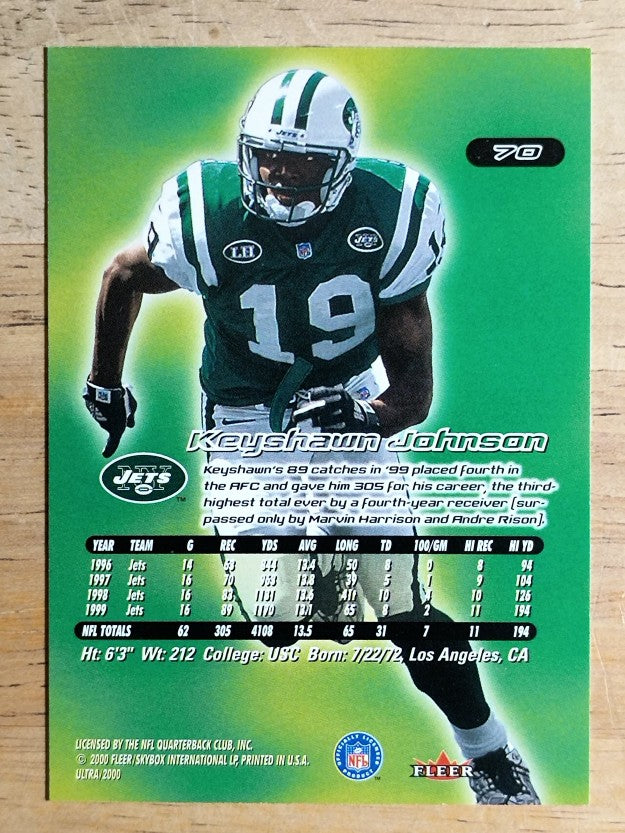 2000 Ultra #70 Keyshawn Johnson