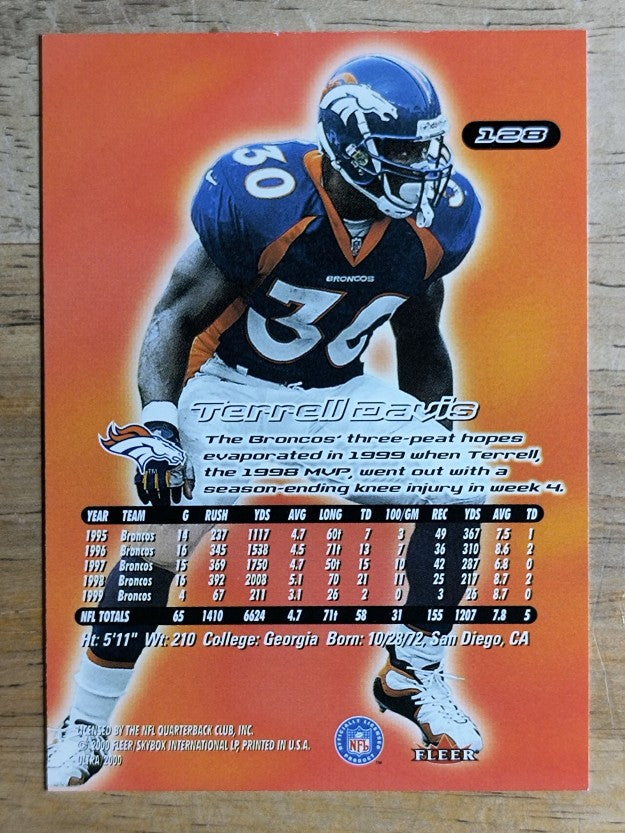 2000 Ultra #128 Terrell Davis