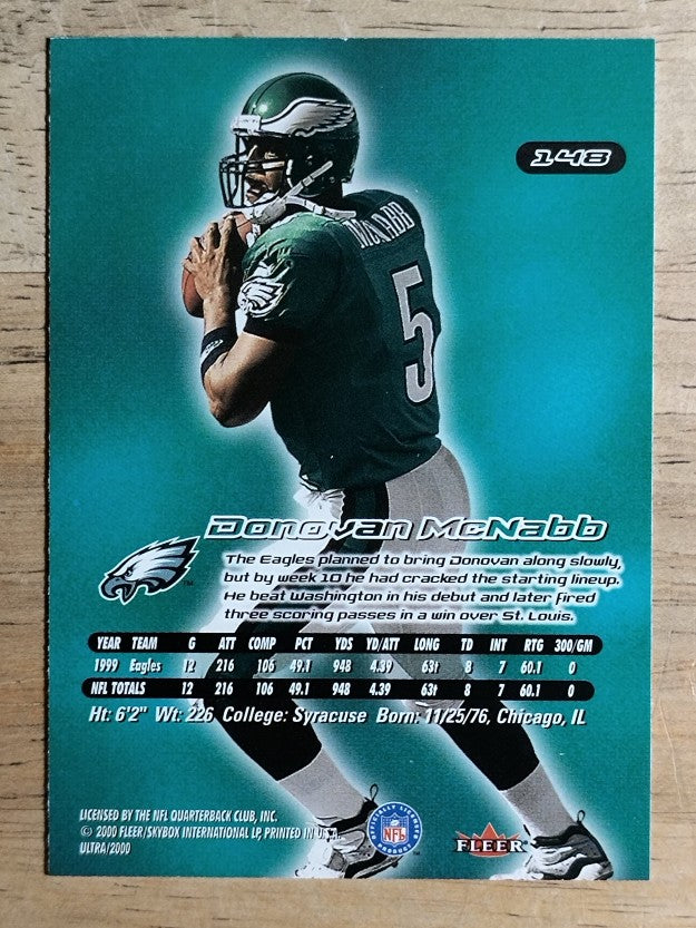 2000 Ultra #148 Donovan McNabb
