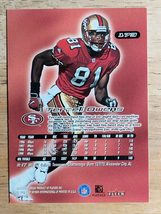 2000 Ultra #173 Terrell Owens