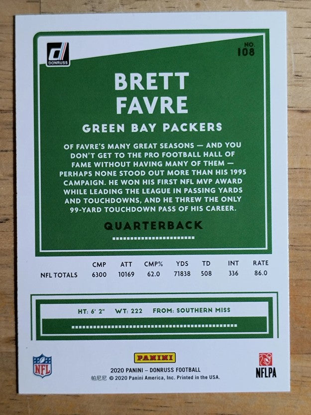 2020 Donruss #108 Brett Favre